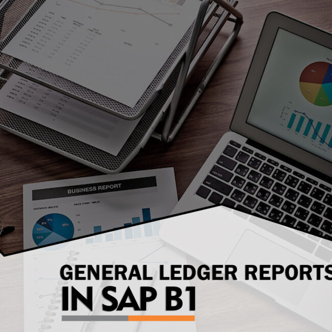 general ledger reports in SAP B1