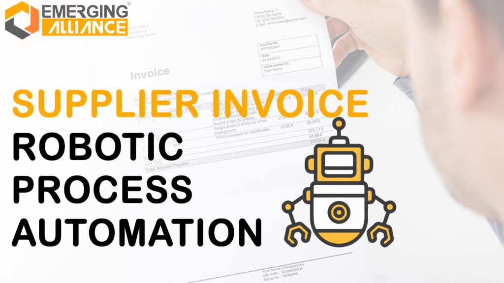 supplier invoice robotic process