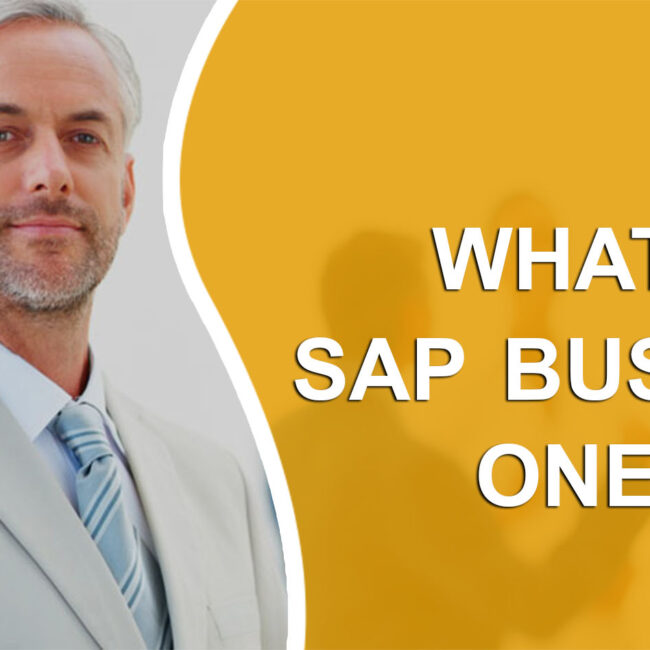 WHAT IS SAP BUSINESS ONE?