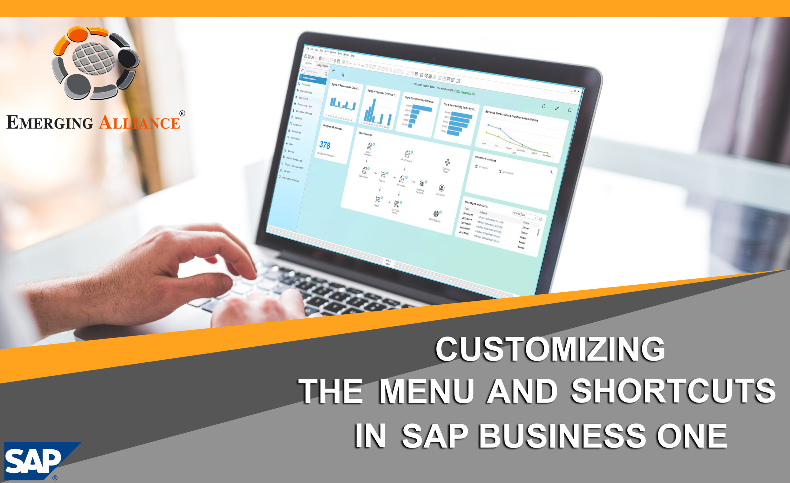 customizing menu and shortcuts in SAP Business One