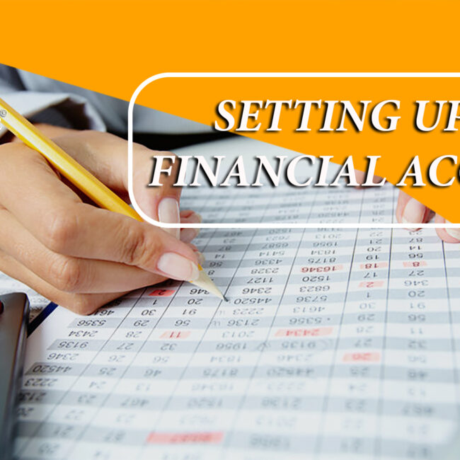 SETTING UP FINANCIAL ACCOUNTS