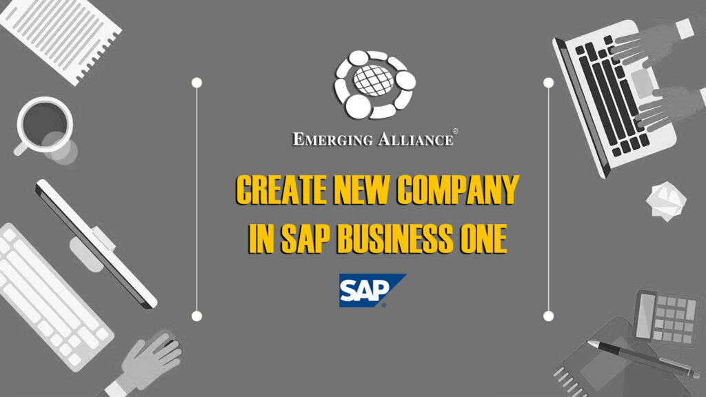 create new company sap b1