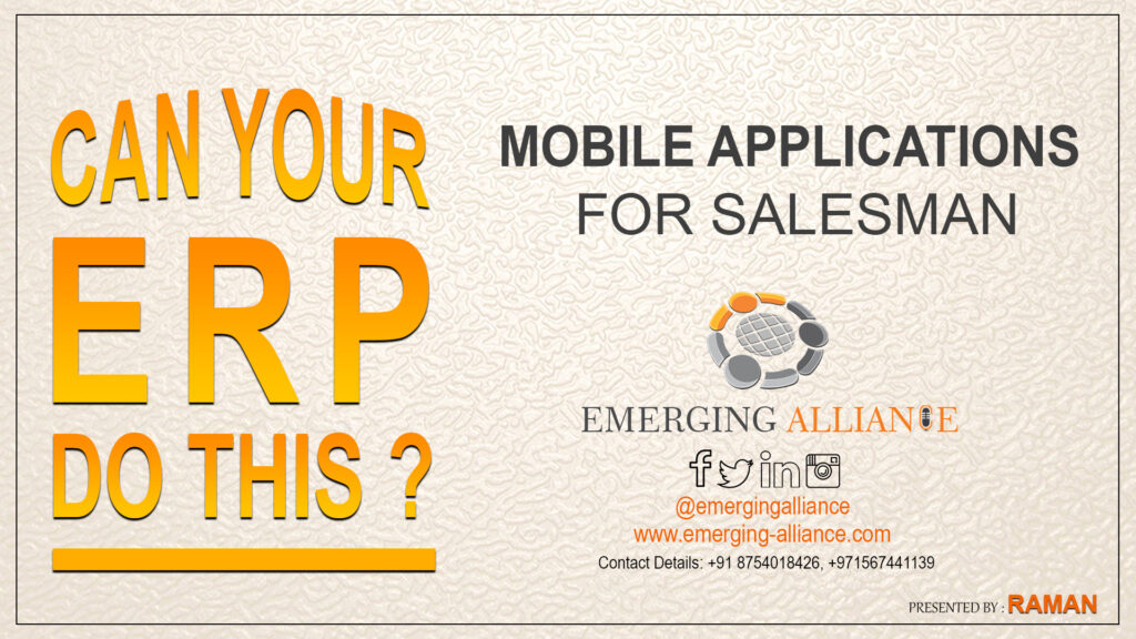 mobile application for sales