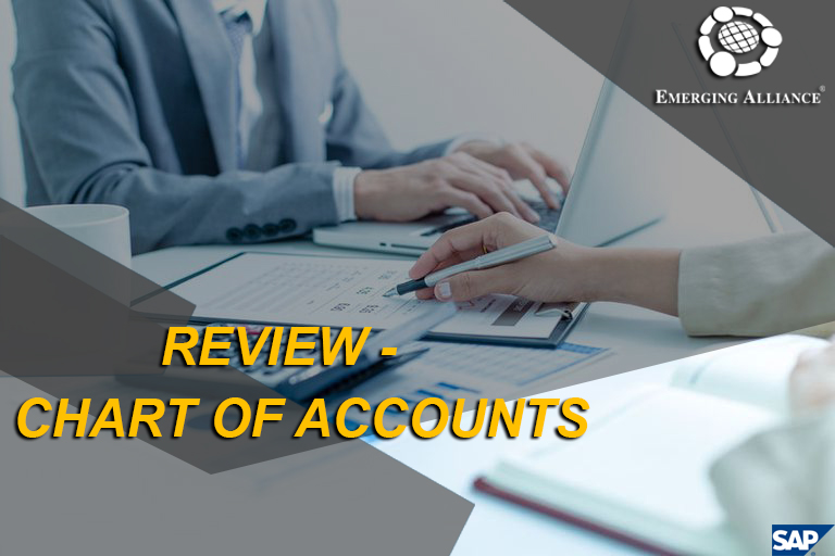 review charts of account