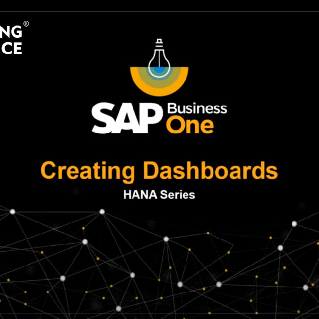 creating dashboards with sap business one hana series