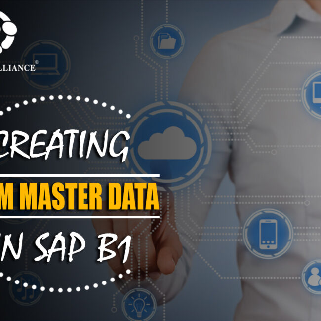 item master data in sap b1