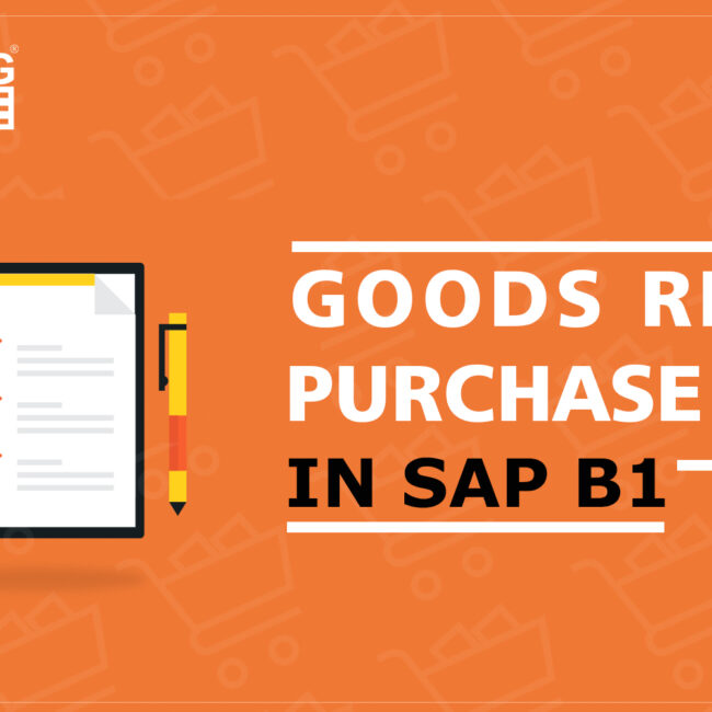 Goods receipt po in sap b1