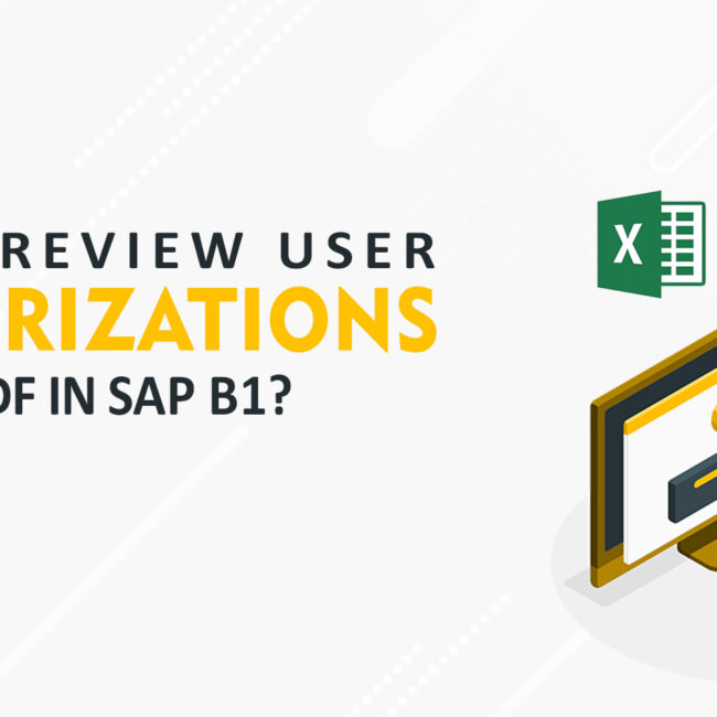 USER AUTHORIZATION TO PDF IN SAP B1