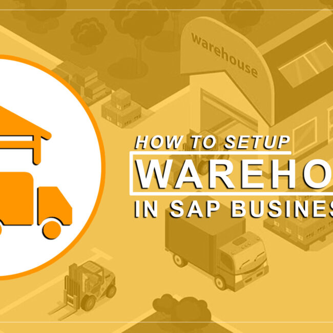 how to setup warehouse in sap business one