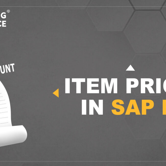 item prices in sap b1