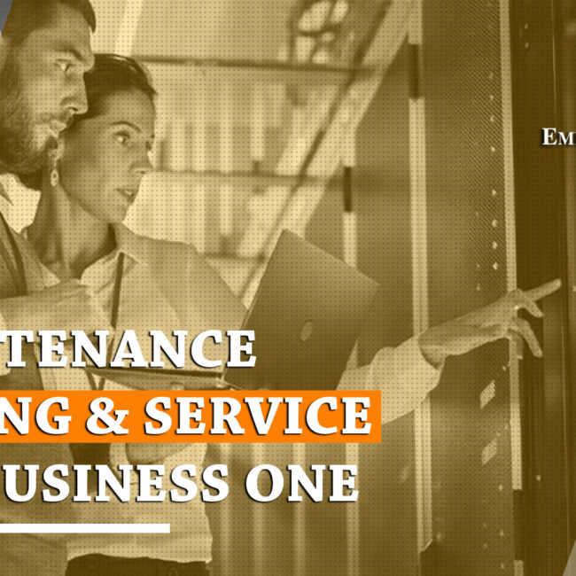 Maintenance billing and service - sap business one