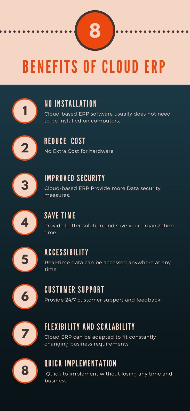 8 benefits of cloud ERP