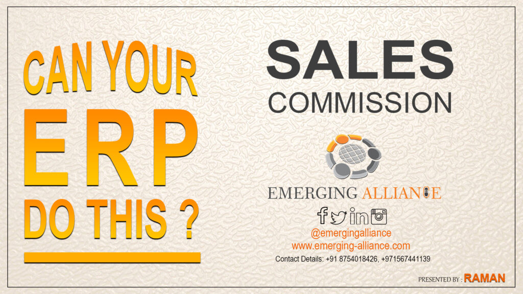 sales commision