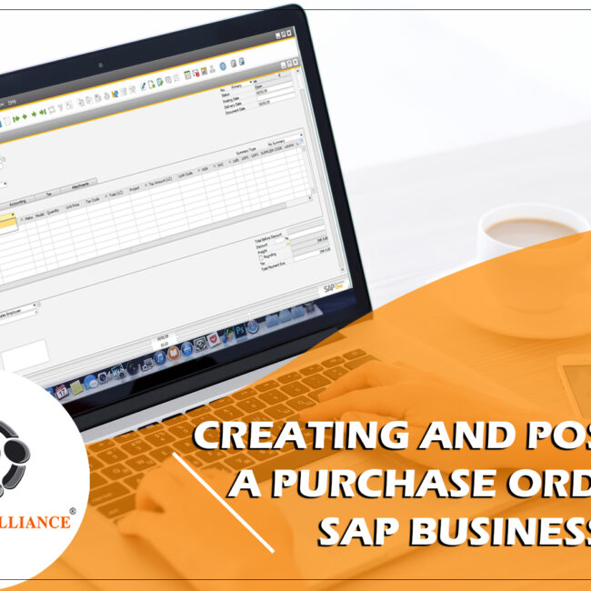 Creating and posting PO in sap b1