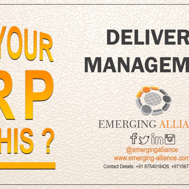 Can your ERP do delivery management