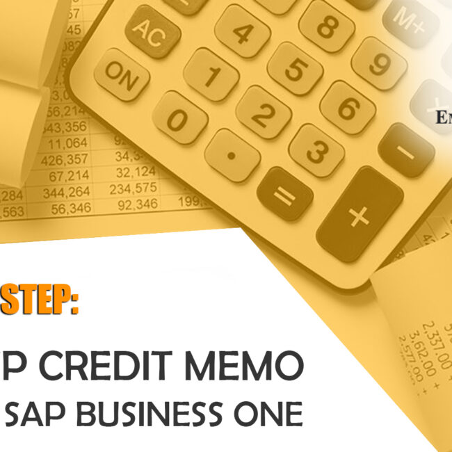 optional step AP Credit Memo in SAP B1