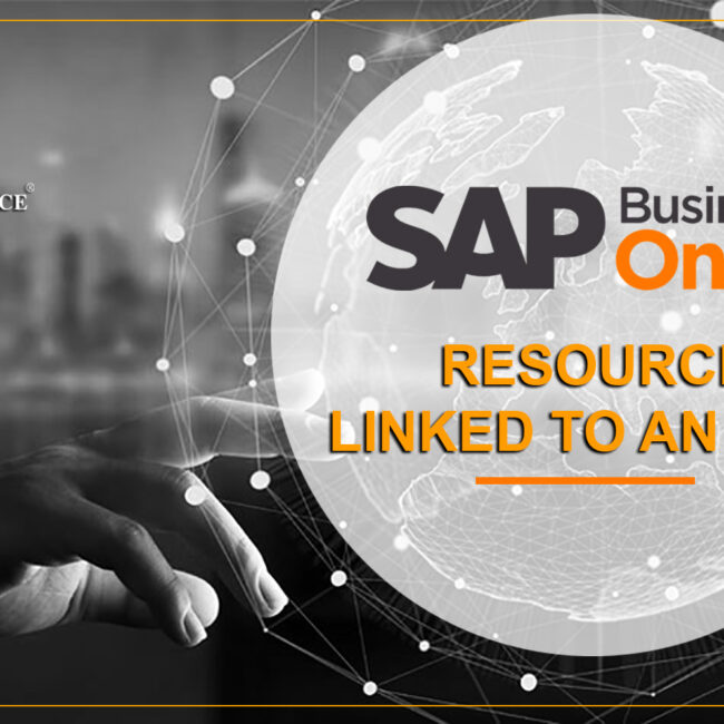 resource linked to an item - SAP B1