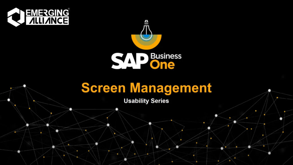 usability series Screen Managenet