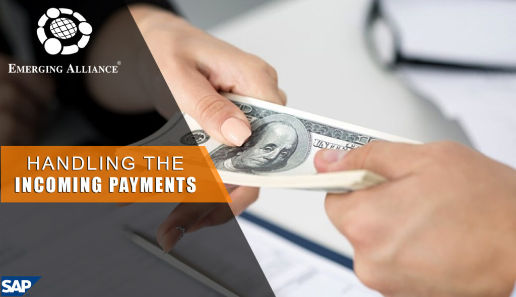 handling the incoming payment