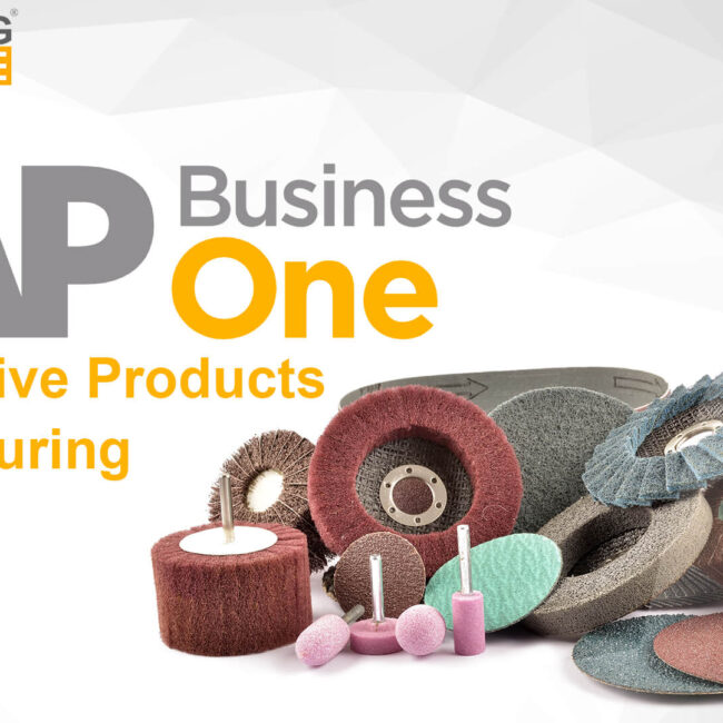 sap business one for abrasive products manufacturing