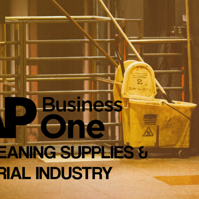 sap business one for cleaning supplies & janitorial industry