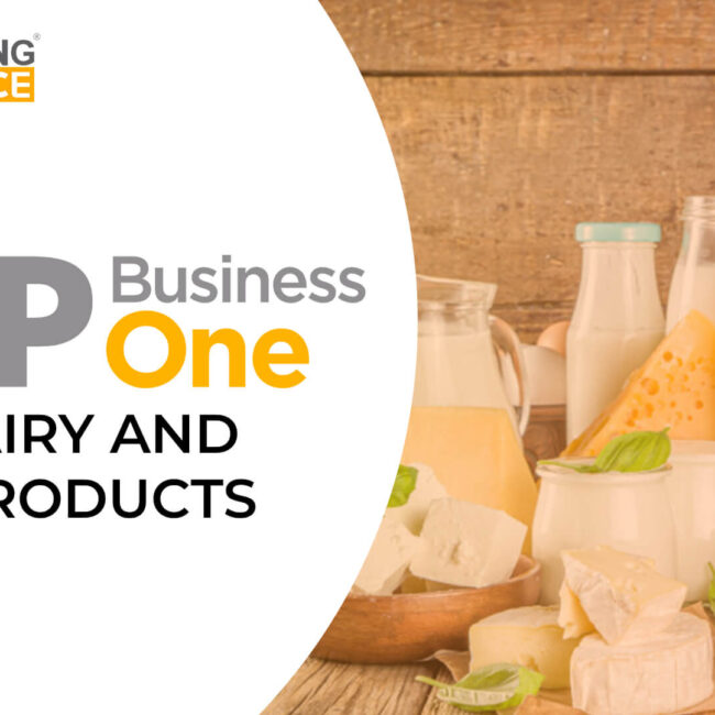 sap business one for diary and milk products