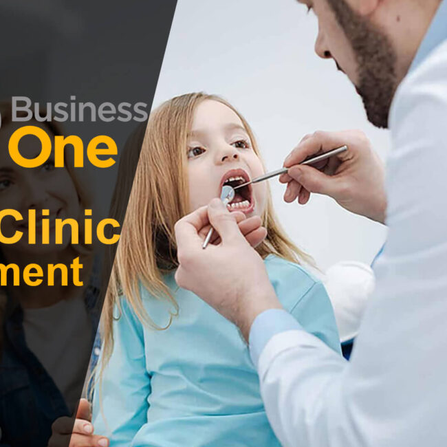 sap business one for dental clinic management