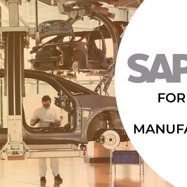 sap business one for electric vehicles manufacturing