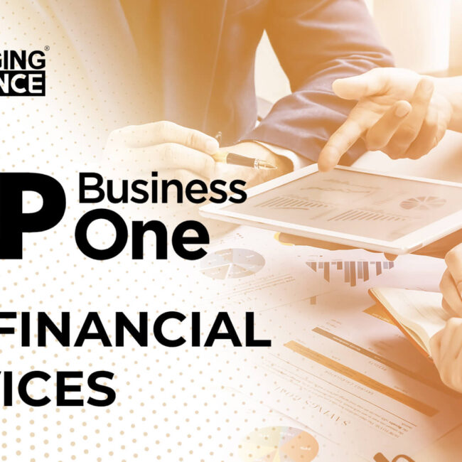 sap business one for financial services