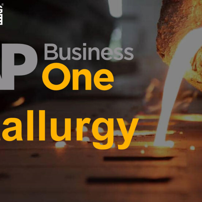 sap business one for metallurgy