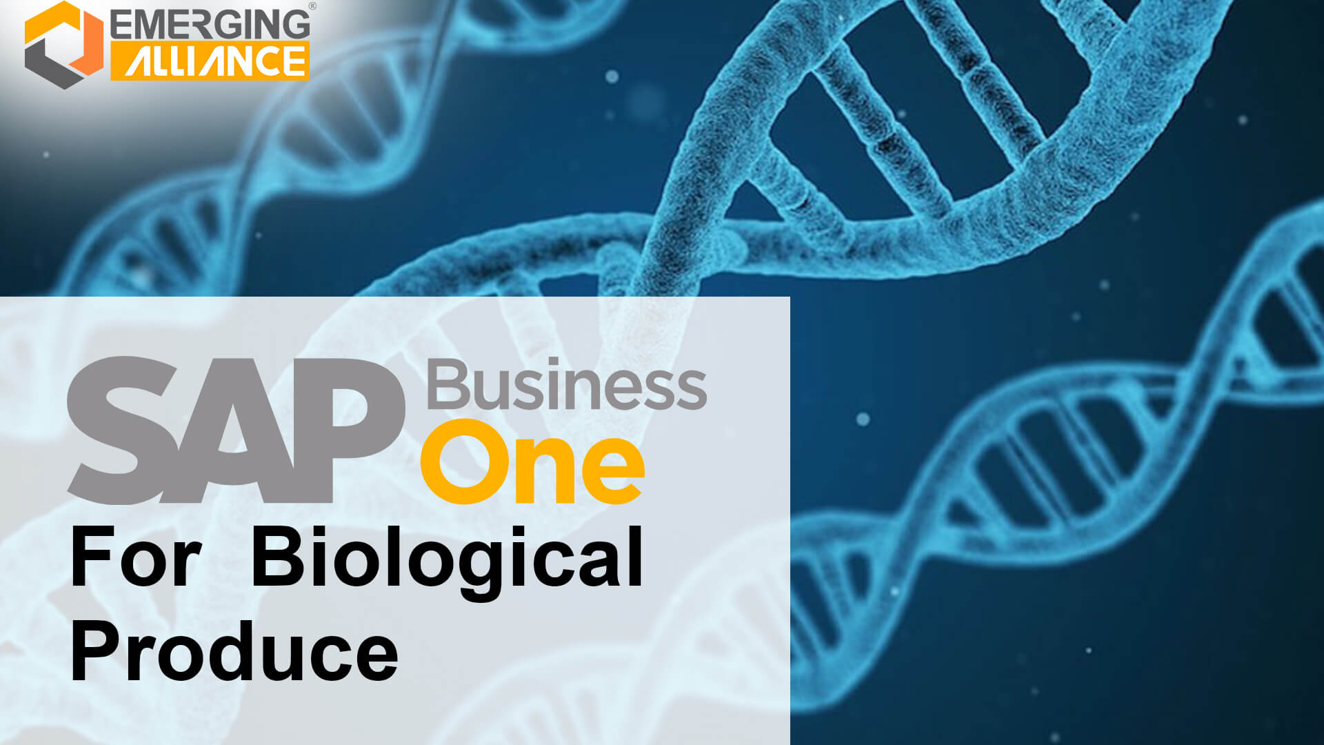 sap business one for biology produce