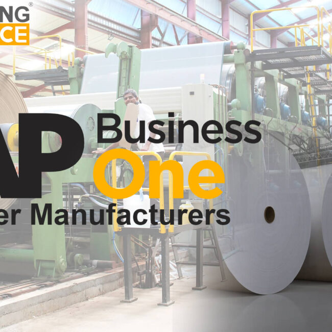 sap business one for paper manufacturers