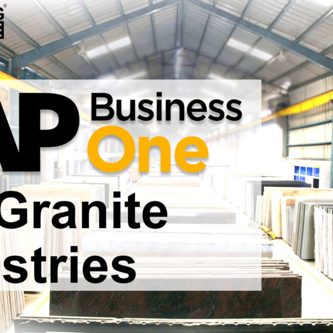 sap business one for granite industries