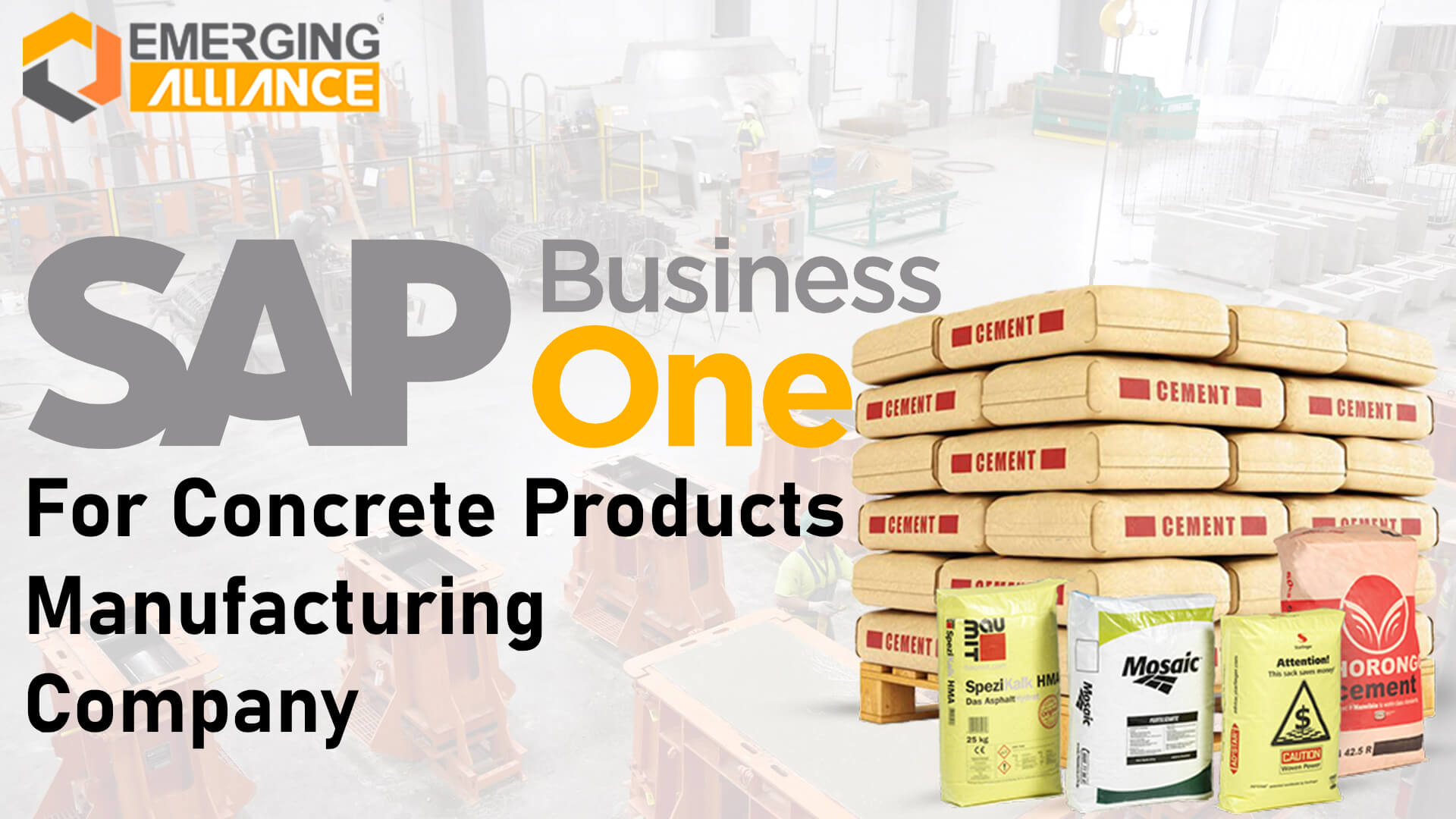 sap business one for concrete products manufacturing company