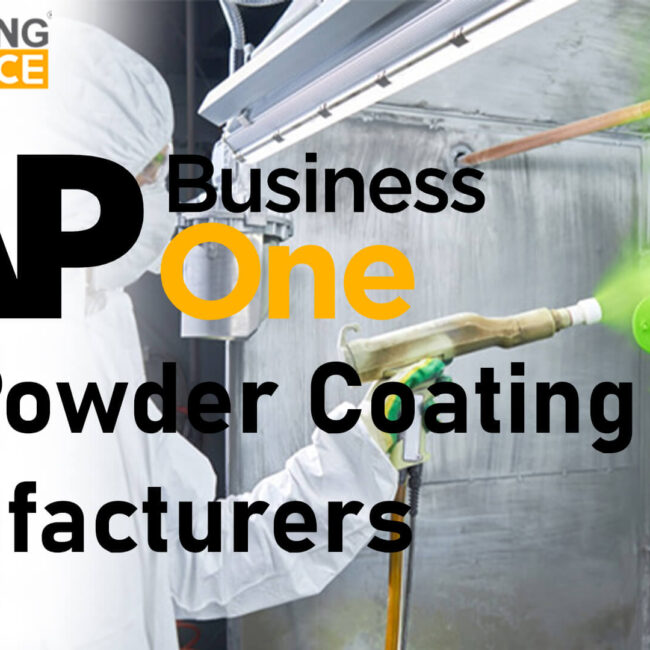 sap business one for powder coating manufacturers