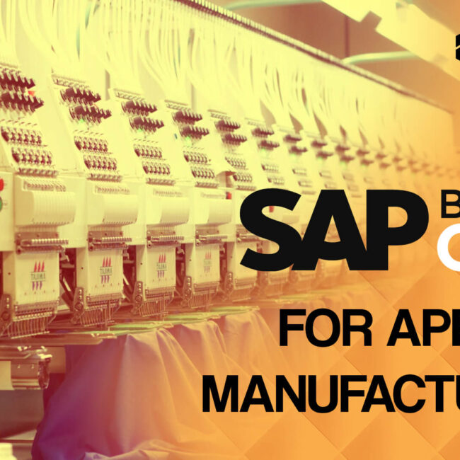 sap business one for apparel manufacturing