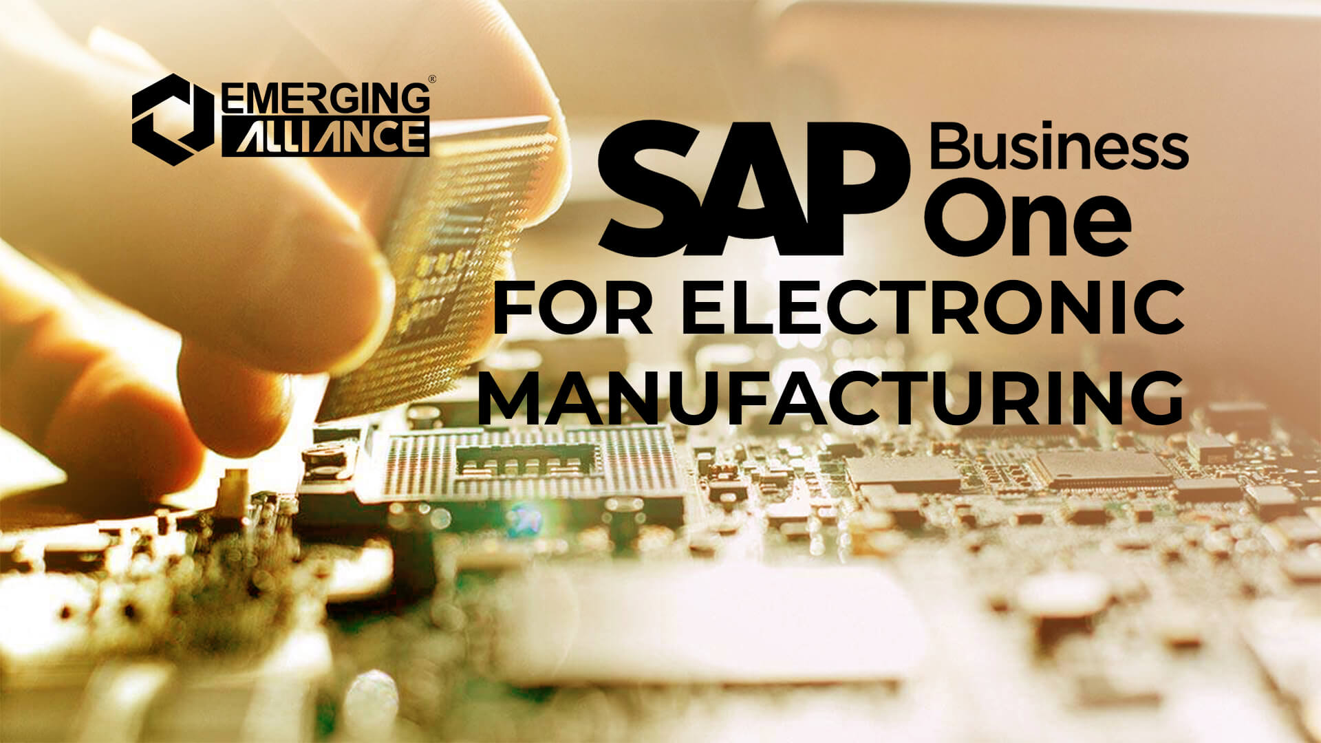 sap business one for electronic manufacturing