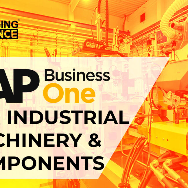 sap business one for Industrial Machinery & components