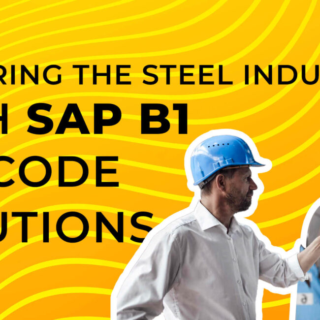 SAP B1 Barcode Solutions for Steel Industry