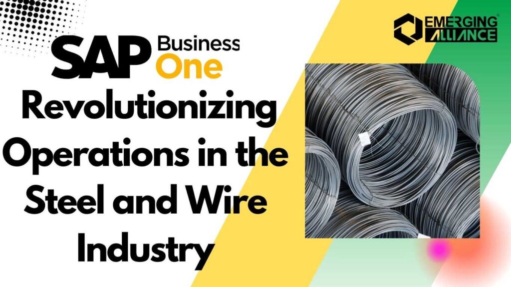 SAP Business One Revolutionizing Operations in the Steel and Wire Industry