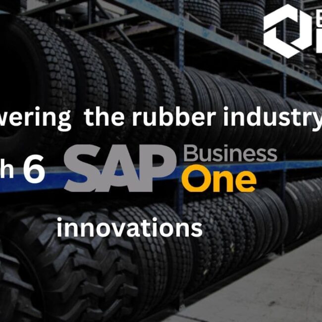 Empowering the Rubber Industry with 6 SAP Business one Innovations