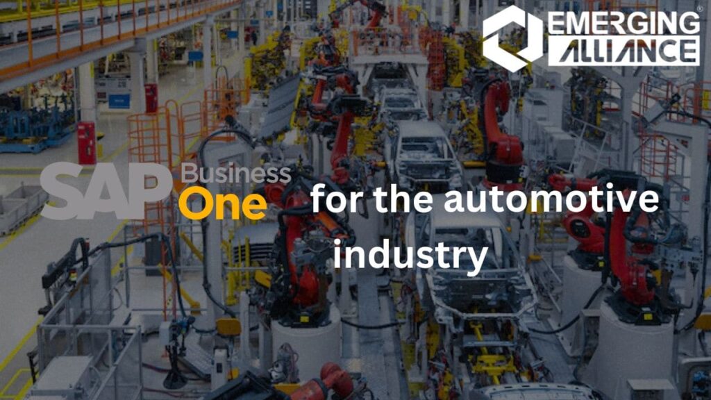 SAP B1 |SAP Business One  for Automotive Industry
