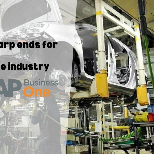 Know 5 Sharp ends for Automobile Industry with SAP Business One