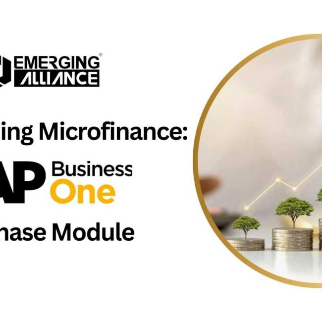 Transforming Microfinance: SAP Business One Purchase Module