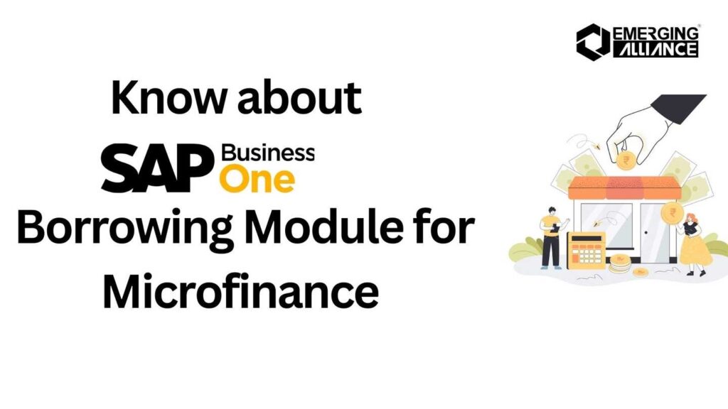 Know about SAP Business One Borrowing Module for Microfinance