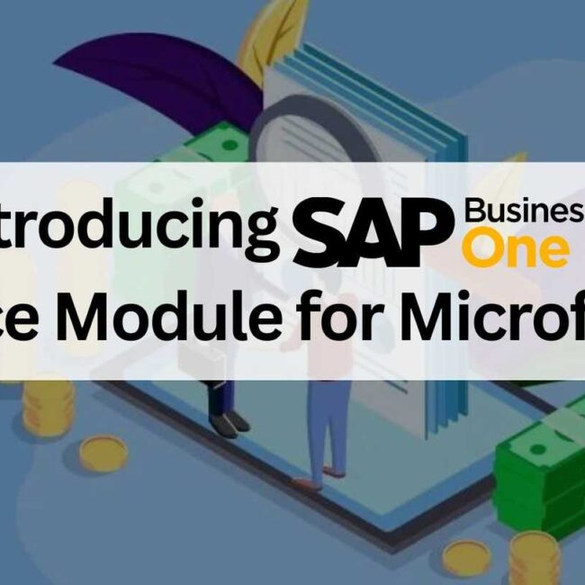 Introducing SAP Business One Finance Module for Microfinance