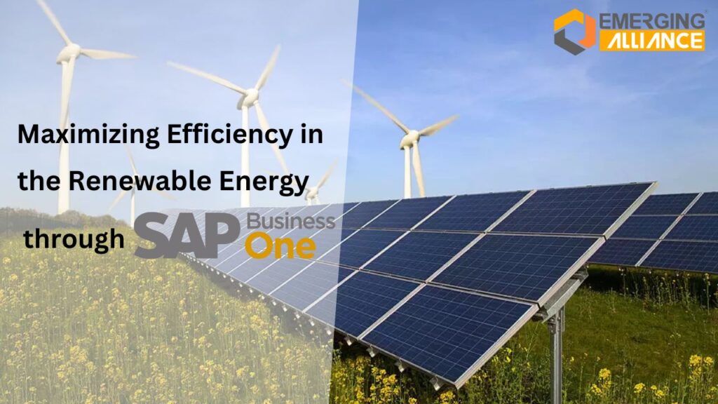 Maximizing Efficiency in the Renewable Energy Industry through SAP B1
