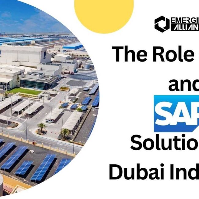 The Role of ERP and SAP Solutions in Dubai Industries