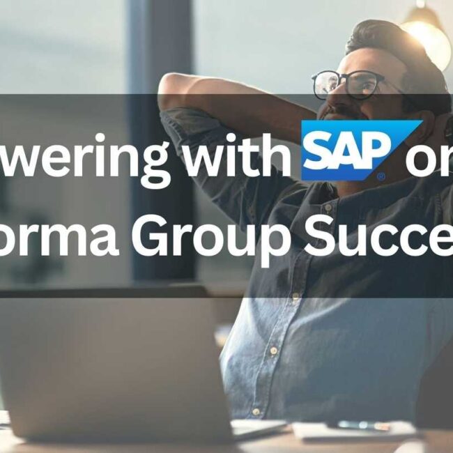 Empowering with SAP on AWS: Forma Group Success