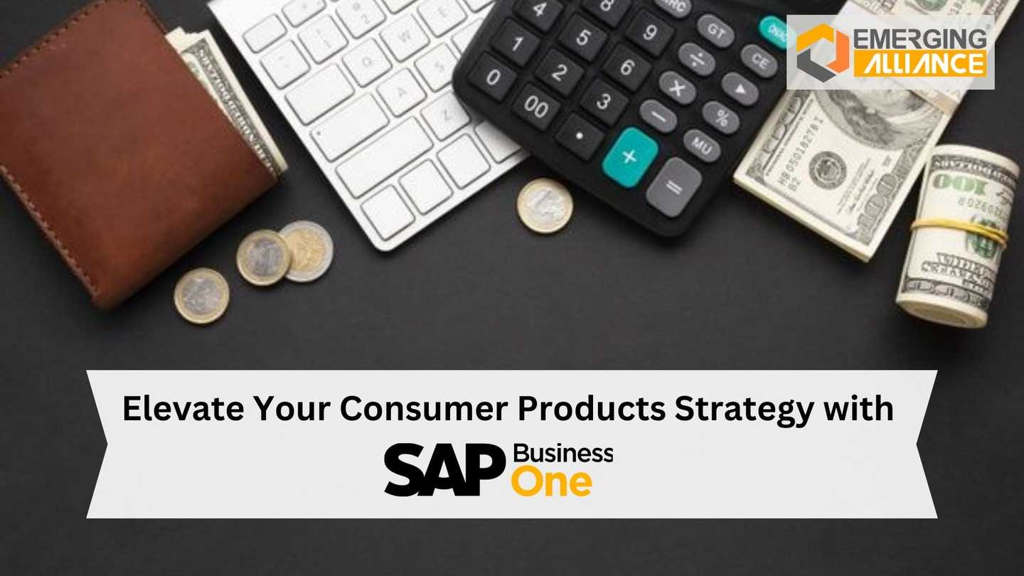 Elevate Your Consumer Products Strategy with SAP Business One(SAP B1)